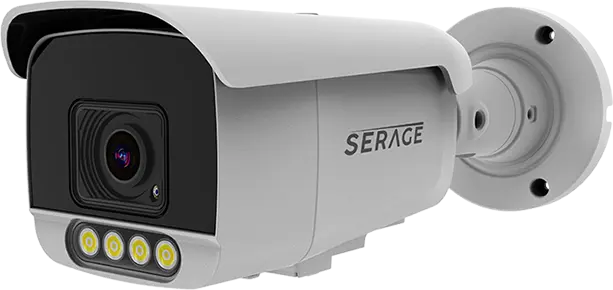 SRBNC5FAIW Serage 24-7 Night Colour 5MP IP Bullet Camera White SRBNC5FAIW Serage 24-7 Night Colour 5MP IP Bullet Camera White
